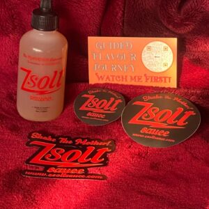 2+1 Zsolt Sauce Bundle (2 x 120ml Bottles, Velvet Bag, 2 x 25% Off Promo Cards, 6 Stickers)