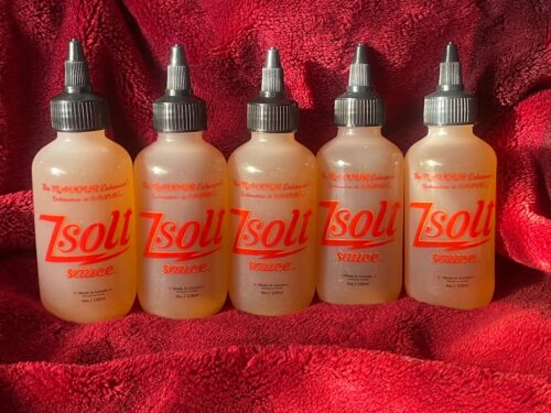 5 Pack Zsolt Sauce Bundle (5 x 120ml Bottles, 5 x 25% Off Promo Cards, 15 Stickers)